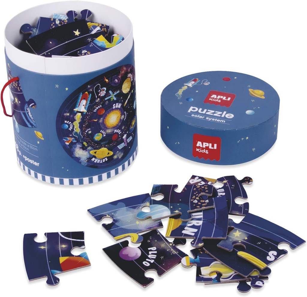 Puzzle circular sistema solar 48U Apli