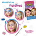 Maquillaje alpino Festival caja de 4 colores surtidos + pincel + folleto