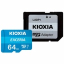 Micro SD 64gb Exceria U1 Class 10 con adaptador Kioxia