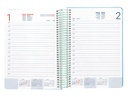 Agenda espiral liderpapel perissa a4 2025 día página azul papel 80 gr. Liderpapel