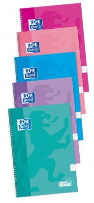 Cuaderno espiral Fº 4x4 80h 90g T/ED Erase OXFORD