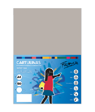 [15465] Cartulina A3 180g Fabrisa (copia) (GRIS)