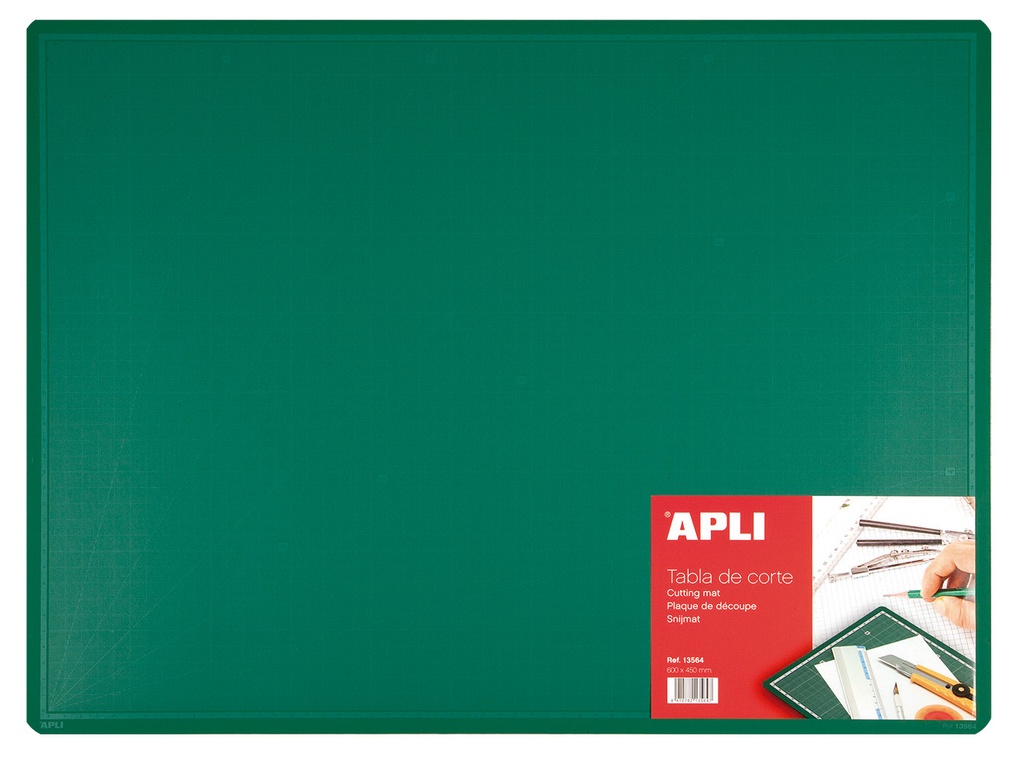 Tabla de corte A2 600x450x2mm pvc Apli