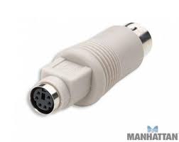 Adaptador PS/2 mini-din 6 H a din 5 M