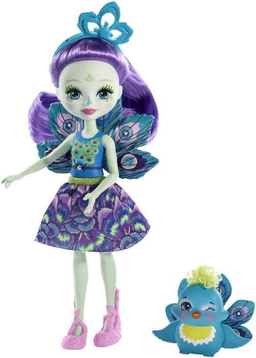 MUÑECA ENCHANTIMALS PATTER PEACOCK Y FLAP