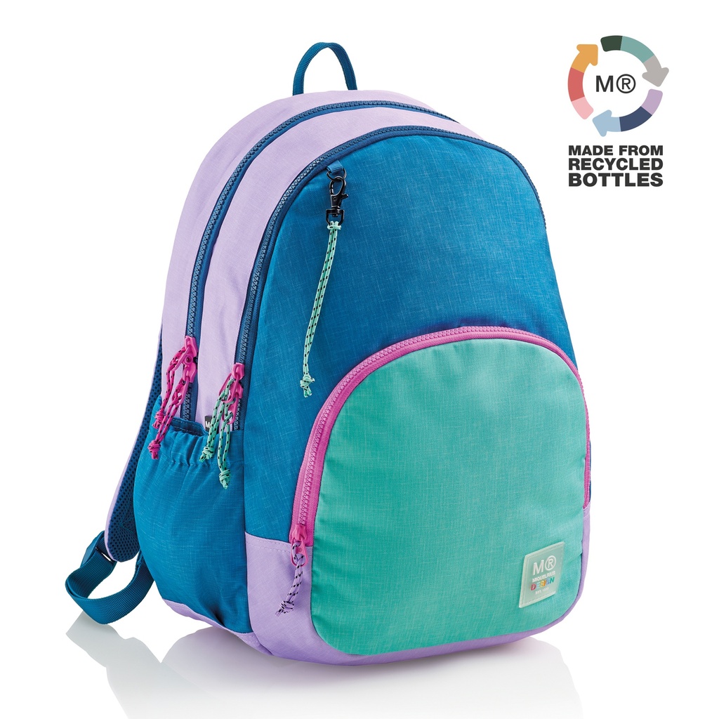 Mochila Triple Oslo Reciclada Rider Purple MR_24