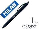 [176511925] Boligrafo P1 touch retractil 1mm Milan (NEGRO)
