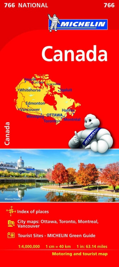 Mapa national canada 2018