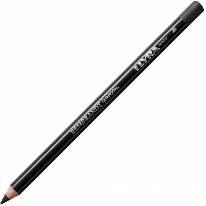 Lapiz carboncillo 2B Rembrandt charcoal Lyra