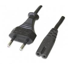 Cable alimententacion en 8 220v 1.80m negro manhattan