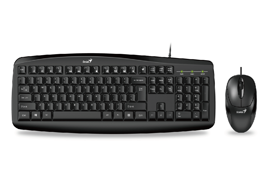 Teclado+Ratón Genius MK-200 cable USB negro