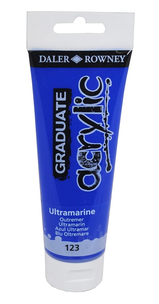 Graduate color acrílica Ultramarine Blue. Tubo120Ml