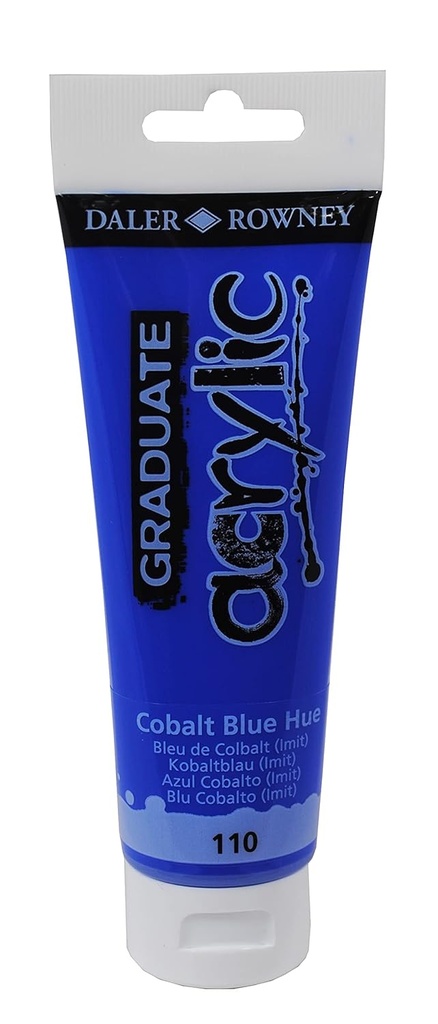 Graduate color acrílica Cobalt Blue Hue. Tubo120Ml