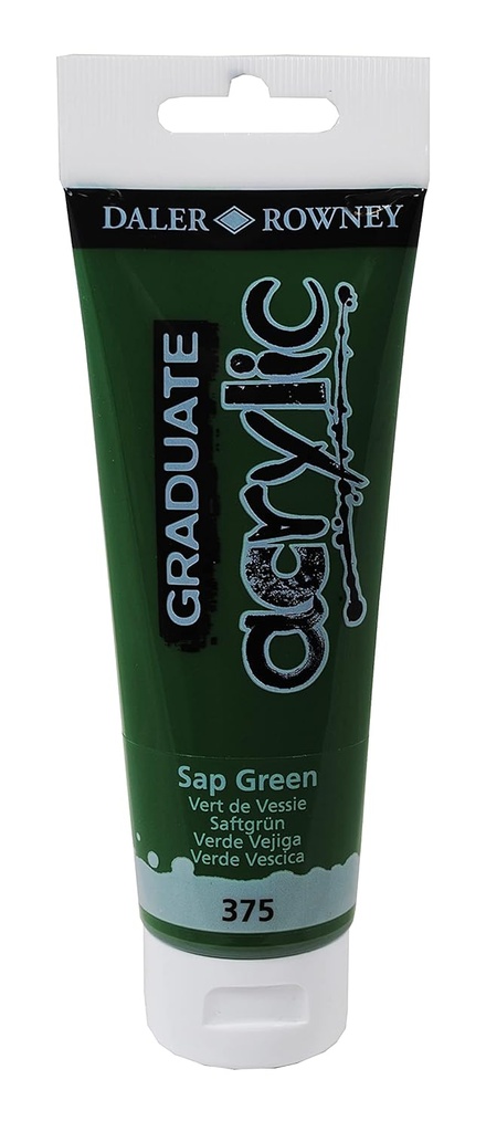 Graduate color acrílica Sap Green. Tubo120Ml