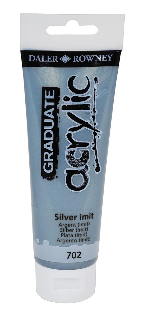 Graduate color acrílica Silver Imit. Tubo120Ml