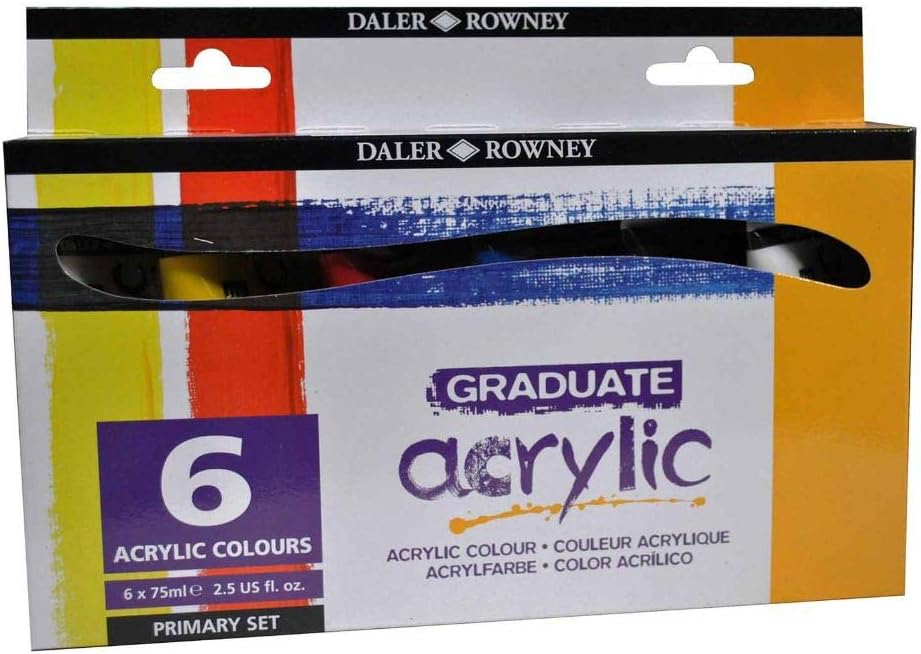 Graduate Color Acrílico Primary Set 6X75Ml