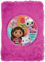 Libreta 1L A5 Gabbys Dollhouse cubierta de peluche