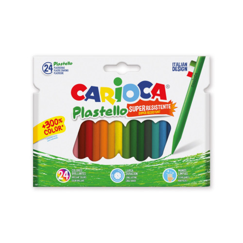 Ceras 24uds Plastello Carioca