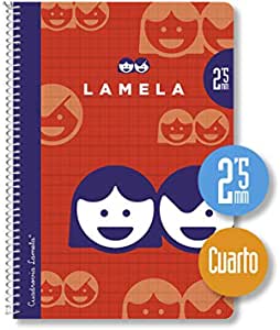 Cuadernos espiral cuadrovia lamela cuarto tapa blanda