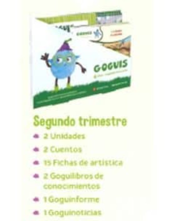 Goguis 4 años 2º trimestre globalizado infantil