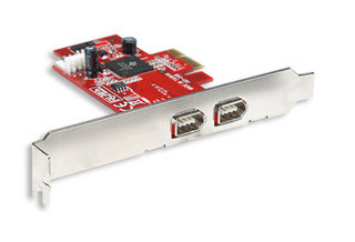 Tarjeta PCI Express 2 puertos FireWire 400 Manhattan