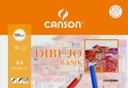 Papel dibujo A4 130g 10h Basik Canson