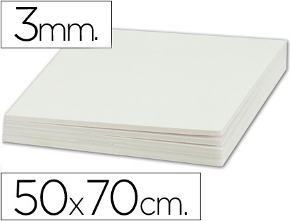 Carton pluma 3mm D/C 50X70cm