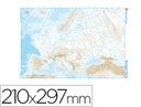 [22166] Mapa Europa físico mudo A4