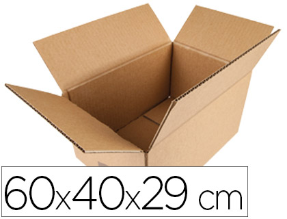 Caja embalar 600X400X290mm 4 solapas