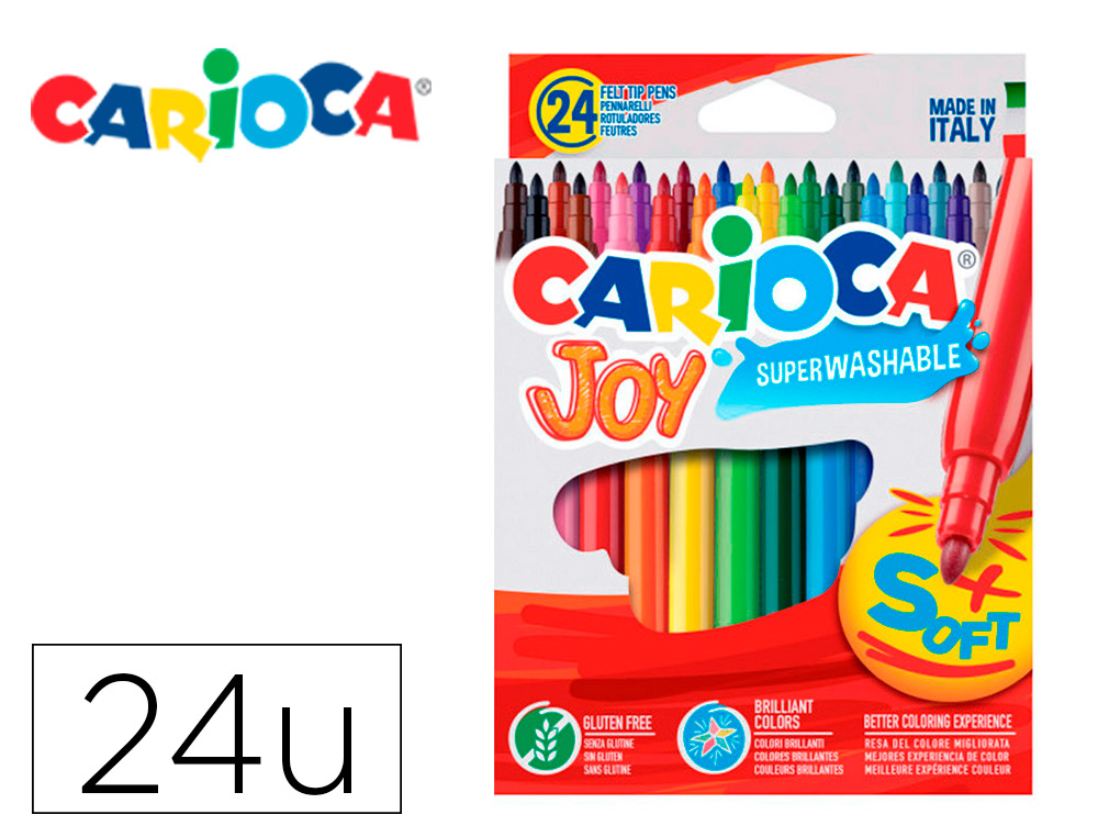 Rotuladores Carioca Joy 24uds