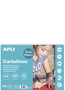 Cartulina A4 170g 50h Blanco APLI