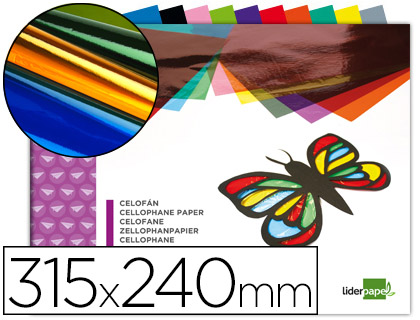 BLOC MANUALIDADES CELOFAN 240X315MM 10H 30GR