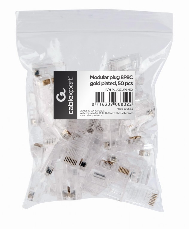 Conector RJ-45 CAT5 50U Gembird