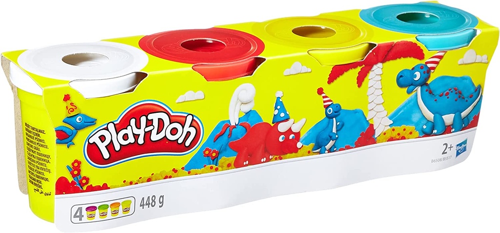 JUEGO PLAY-DOH PACK 4 BOTES