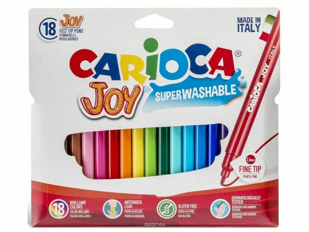 Rotuladores Carioca Joy 18uds