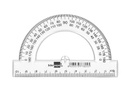 [SM02] Regla semicirculo 10cm plastico Liderpapel