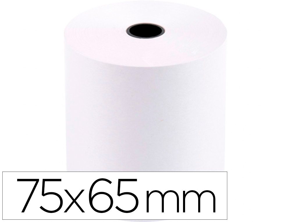 ROLLO PAPEL SUMADORA 75X65 LIDERPAPEL