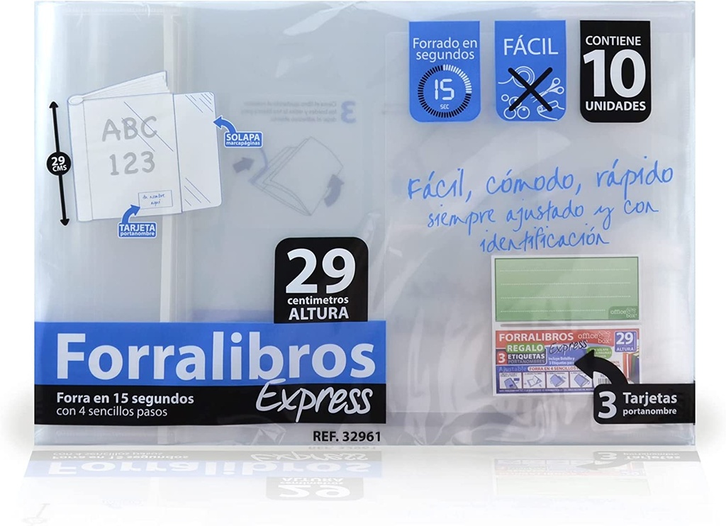 FORRO DE LIBROS 29CM AJUSTABLE EXPRESS