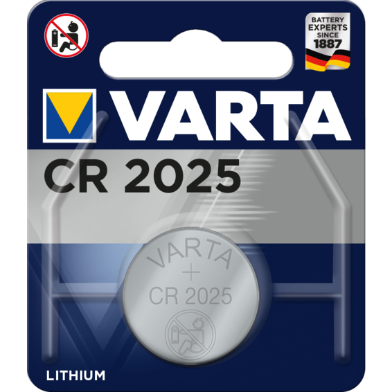 Pila CR2025 litio 3V Varta