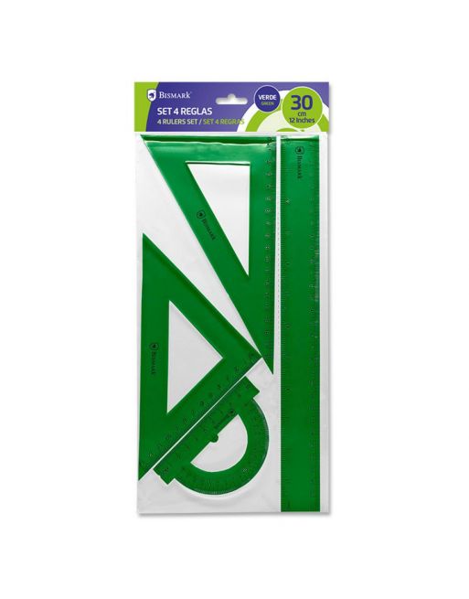 REGLAS JUEGO 30CM VERDE BISMARK