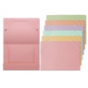 [326624] Carpeta gomas A5 plastico pastel