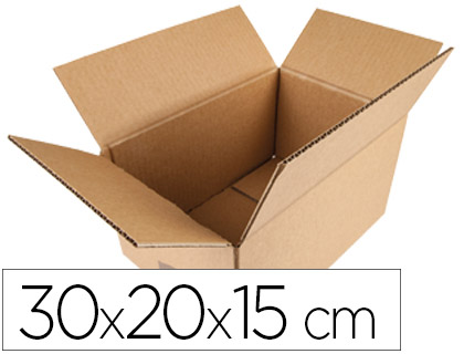 CAJA EMBALAJE 300X200X150MM CARTON 5MM