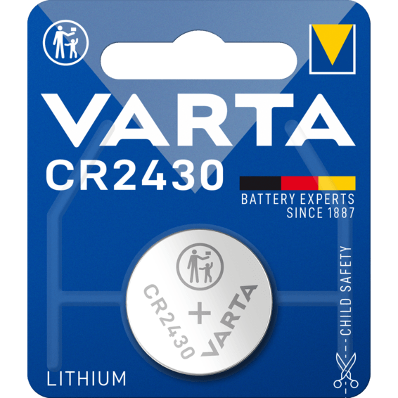 PILAS CR2430 LITIO 3V 1UD VARTA