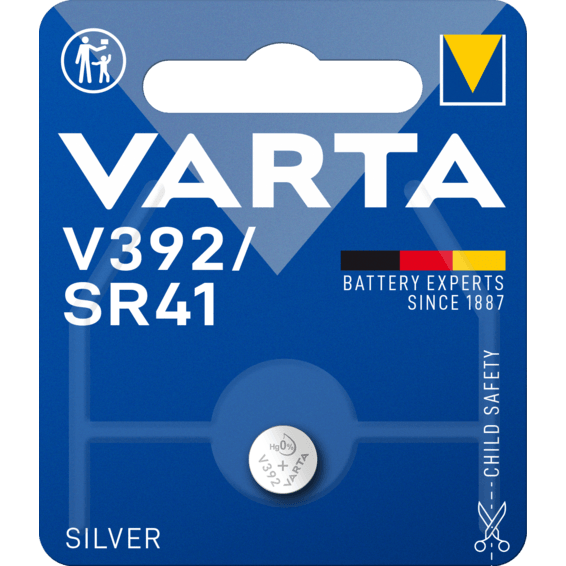 PILA V392 AG3 SR41 OXIDO PLATA VARTA