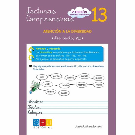 Lecturas comprensivas 13 (3ª ed.):atencion a la diversidad: leo t extos vii