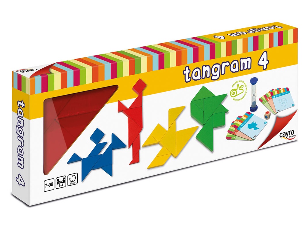 Tangrams madera 4uds