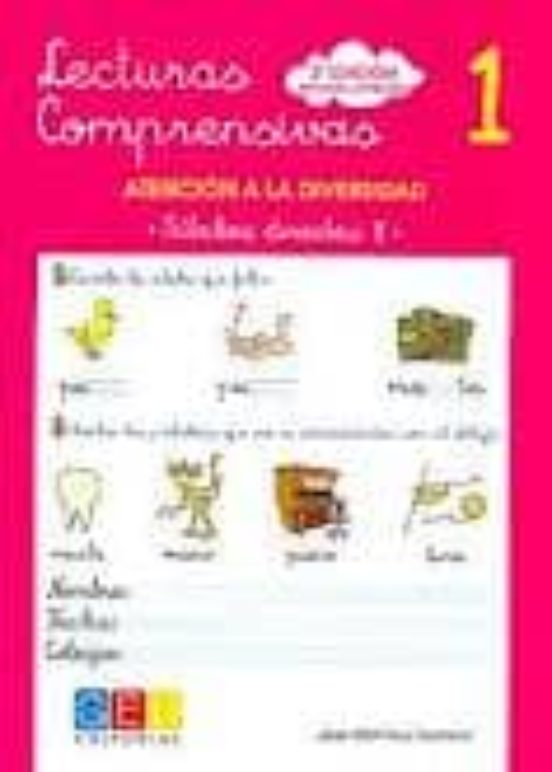 Lecturas comprensivas 1 (3ªed): silabas directas i