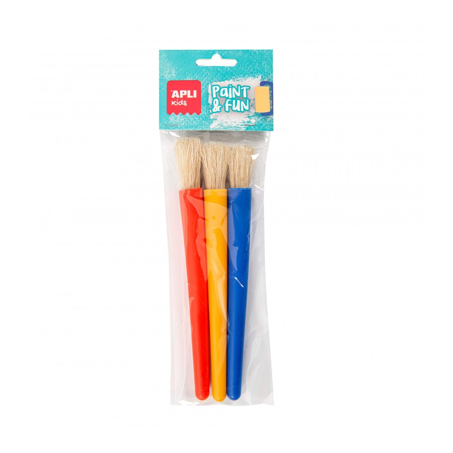 Pinceles jumbo plastico ø2cm