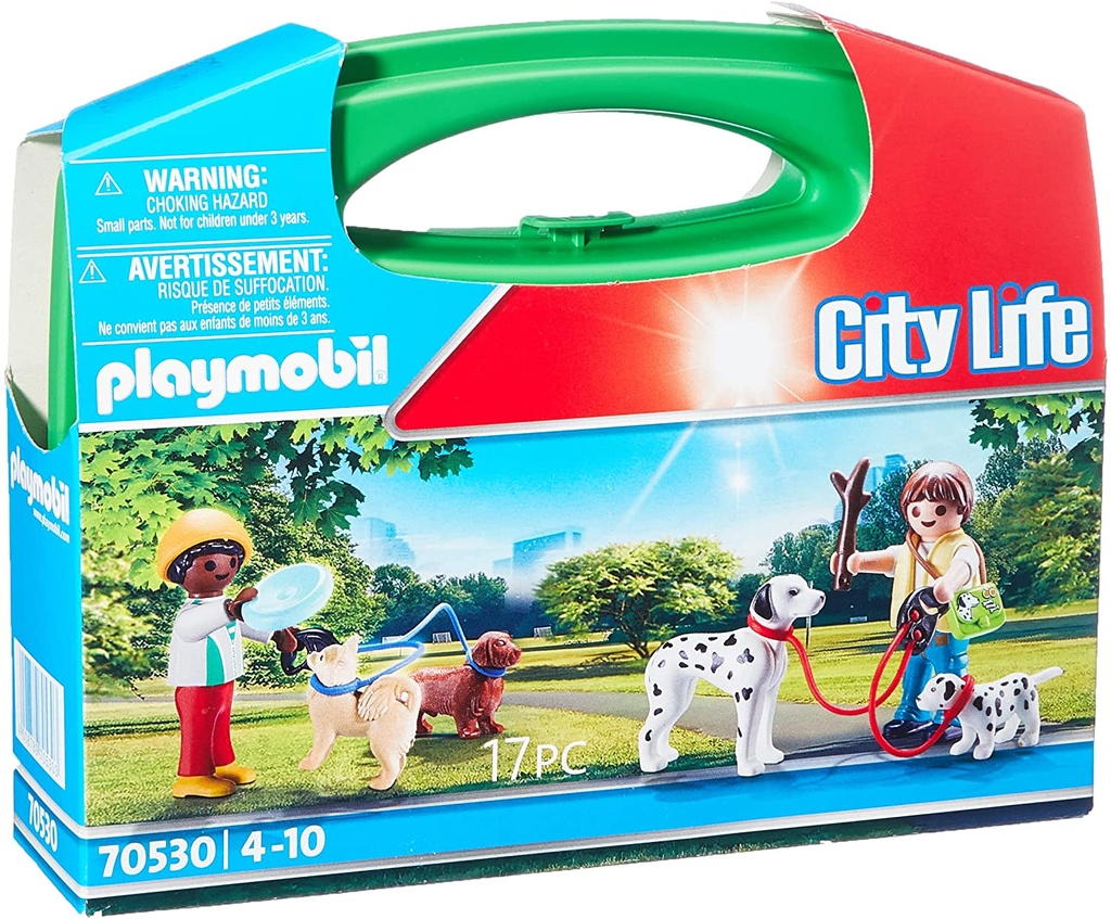 PLAYMOBIL MALETIN PASEO DE PERROS