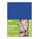 [14243] Cartulina A4 170G Apli (AZUL)